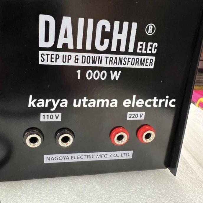 Murah Trafo Step Down Step Up Daiichi 1000W Travo Step Down Daiichi 1000W Daichi 220 Ke 110 Atau 110
