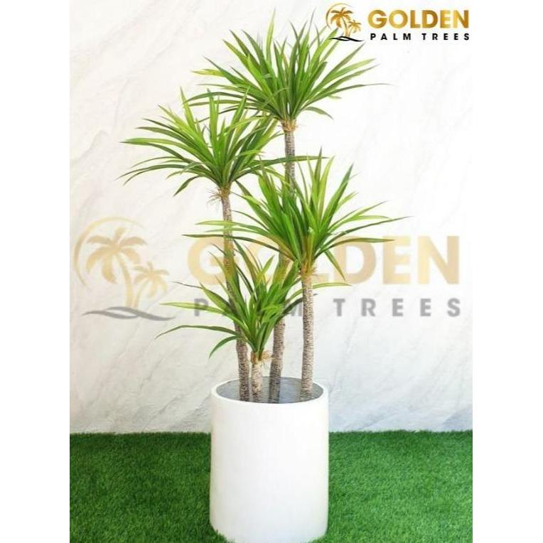 Lydiaowbear - Pohon Artificial Pandan Bali Cabang 4 + Pot Tanaman