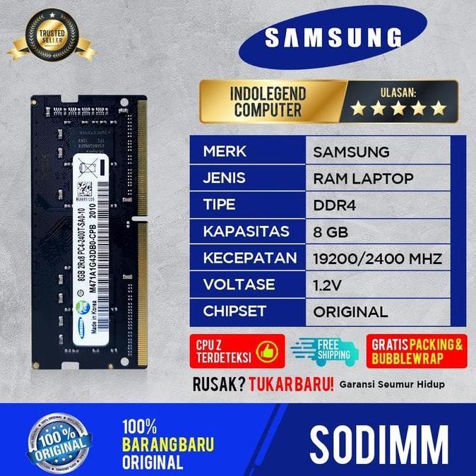 RAM SAMSUNG SODIM DDR4 8GB PC19200