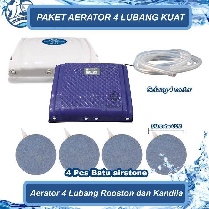 3sahajagroup   - mesin aerator 4 lubang pompa gelembung udara aquarium