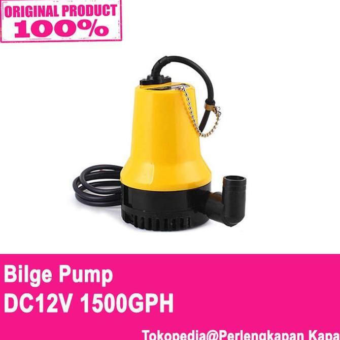 Promo Bilge Pump Dc 1500Gph/ Submersible Pump Dc 1500Gph