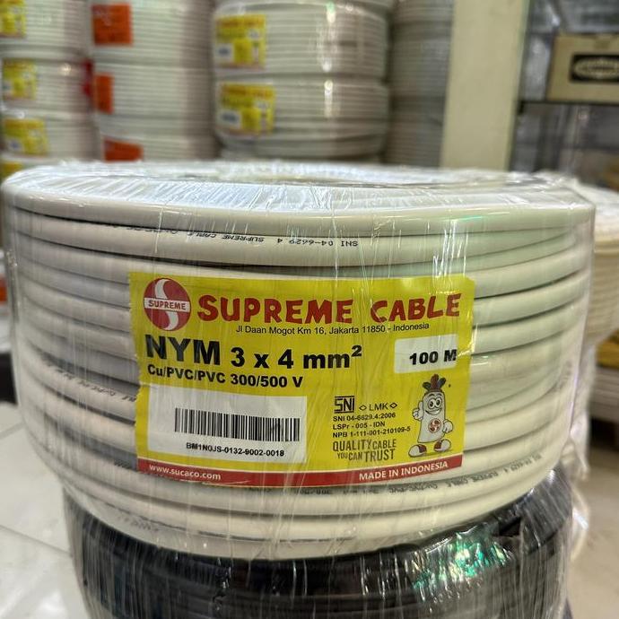 Murah Kabel Nym 3X4 Mm Supreme / Supreme Cable