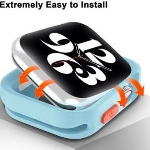 TERBARU Bumper Apple Watch Soft Case Colorful iWatch Ultra i8 9 8 SE T55 Pelindung Smartwatch