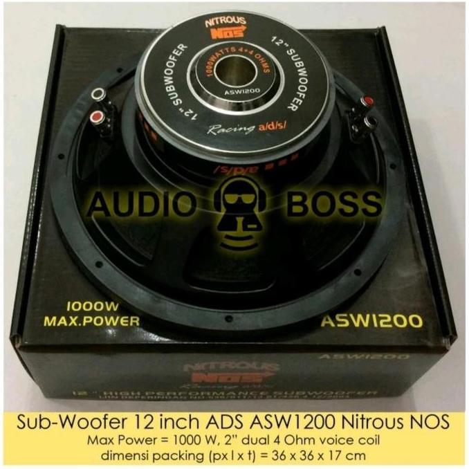 cvbelling / Subwoofer 12 inch ADS ASW1200 Nitrous NOS Diskon