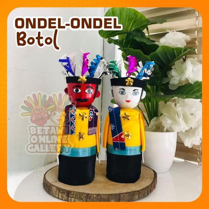 Bon- Boneka Ondel-Ondel Mini Mainan Anak