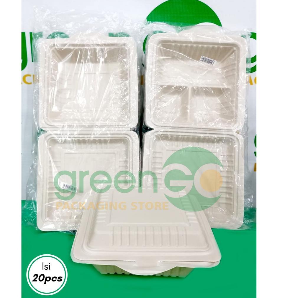 NEW MEAL BOX POLOS SEKAT 3 ISI 20PCS 18CM UKURAN SEDANG MEDIUM KOTAK LUNCH BOX KOREAN CAKE BENTO WAD