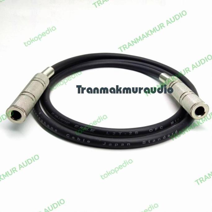 JACK AKAI 6,5MM FEMALE TO FEMALE KABEL SAMBUNGAN JACK AKAI TRAN27