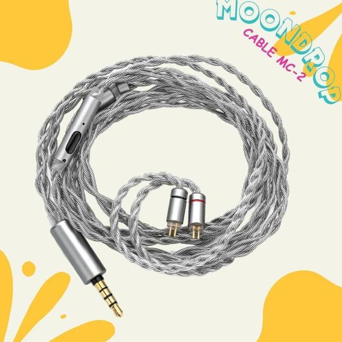 gacorrriki / Moondrop Cable MC Series MC1 MC2 CDSP 2 pin Upgrade With Mic Diskon