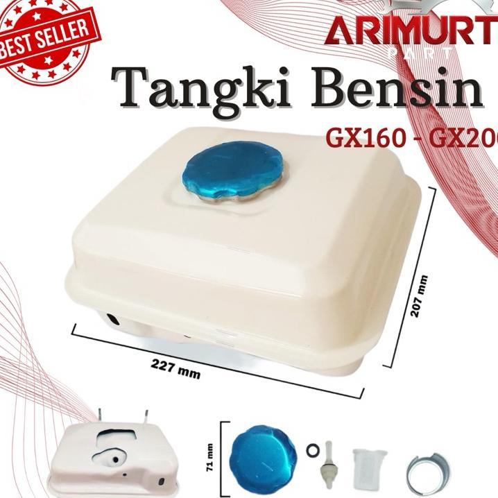 Fuel Tank Gx160 / Tangki Gx160 / Fuel Tank Gx200 / Tangki Bensin Gx200 Saichi