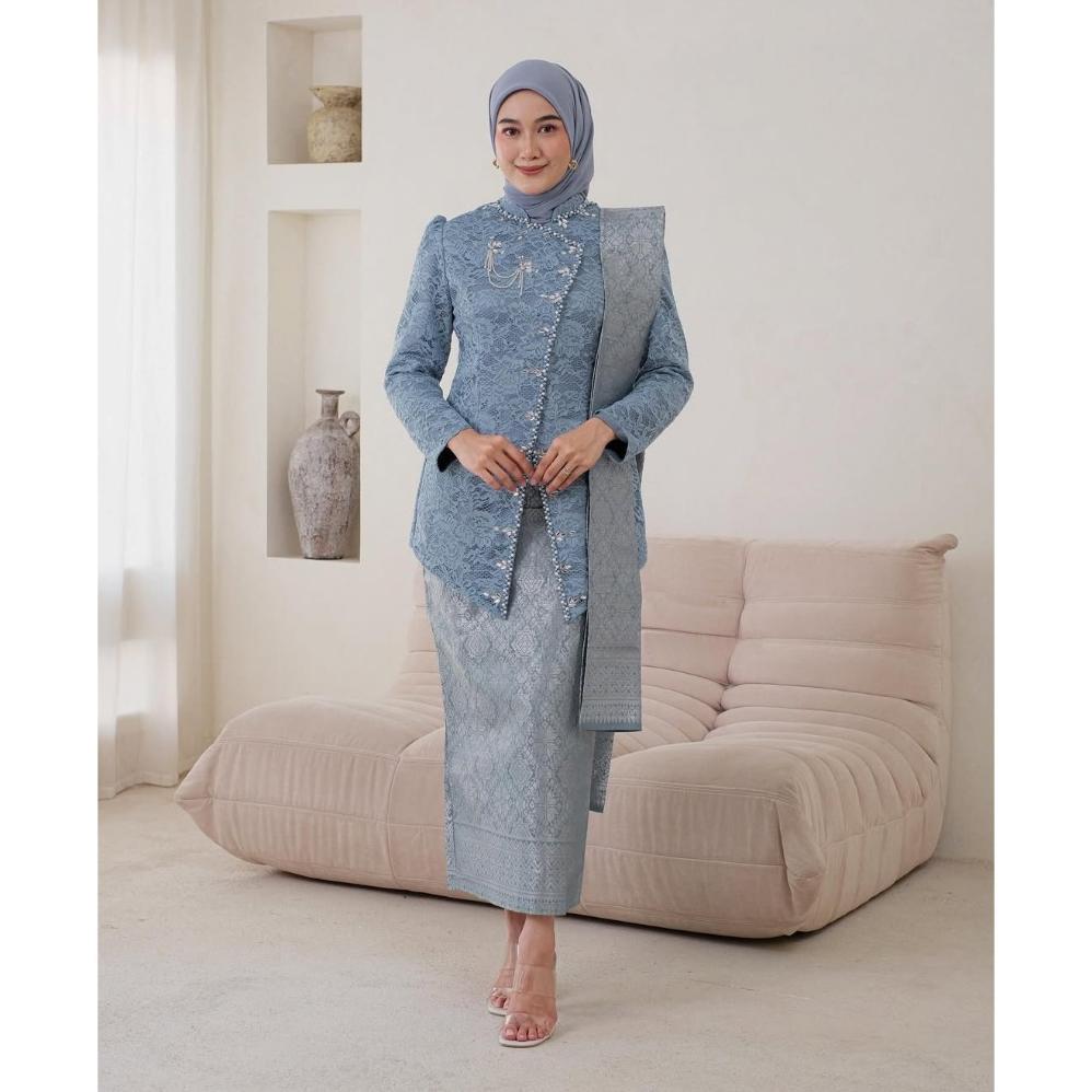 BIG SALE SET KEBAYA JANGGAN MODERN KARTINI WISUDA LAMARAN TUNANGAN KONDANGAN BRIDESMAID BROKAT PAYET