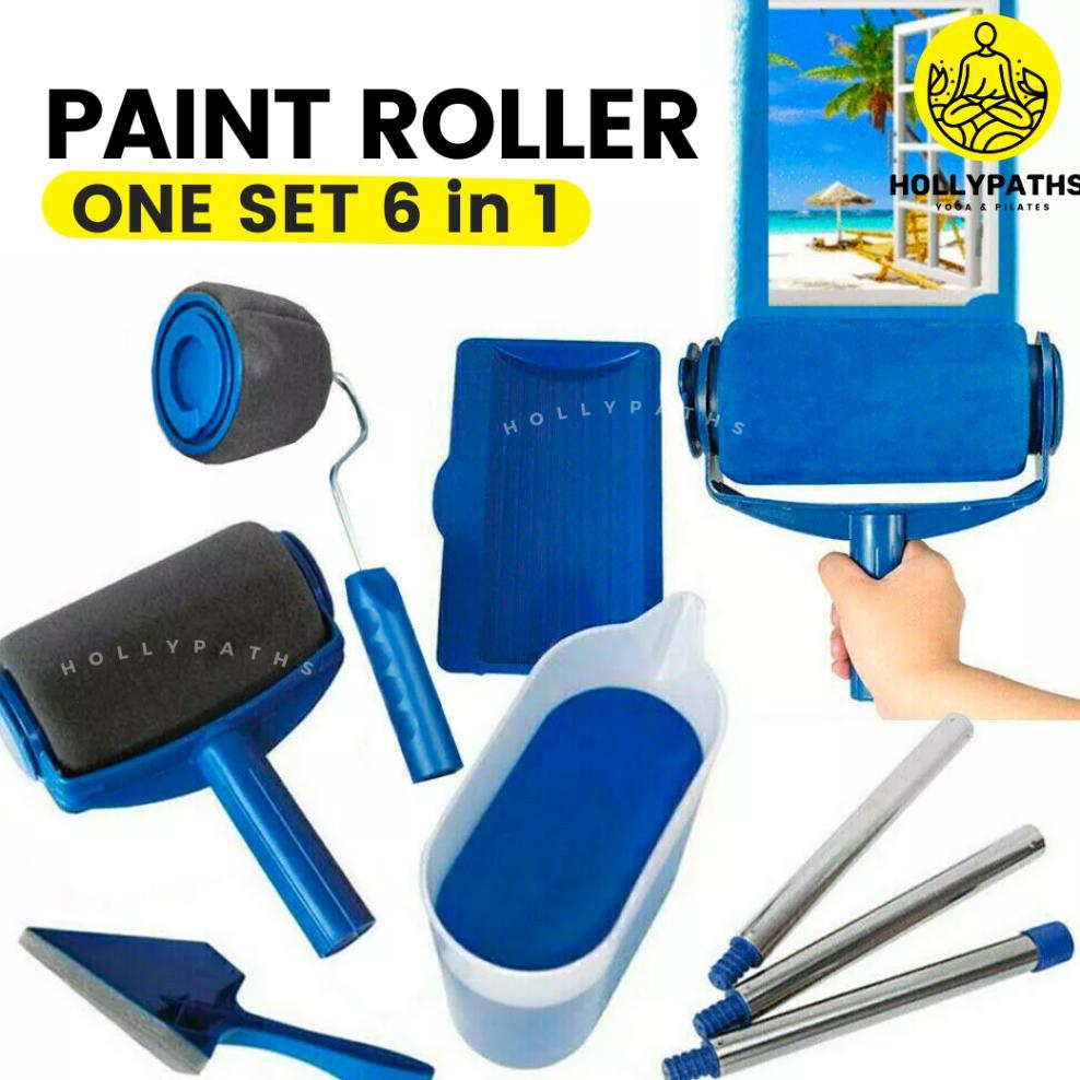 Roll Cat Tembok / Kuas Cat Tembok Paint Runner Pro Kuas Roller Cat 6 In 1