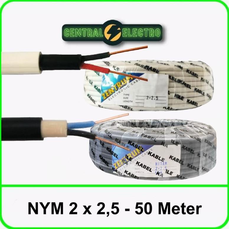 Kabel Listrik Kawat NYM 2 x 2.5 (50 meter)