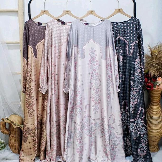 Khza- Gamis Amaya Silk Jumbo Ld 120 130 Dan 140 Cm
