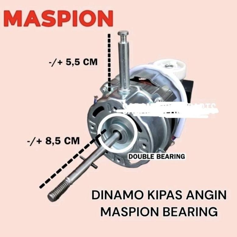 BEST SALE DINAMO KIPAS ANGIN MASPION DOUBLE  BALL BEARING 16 INC