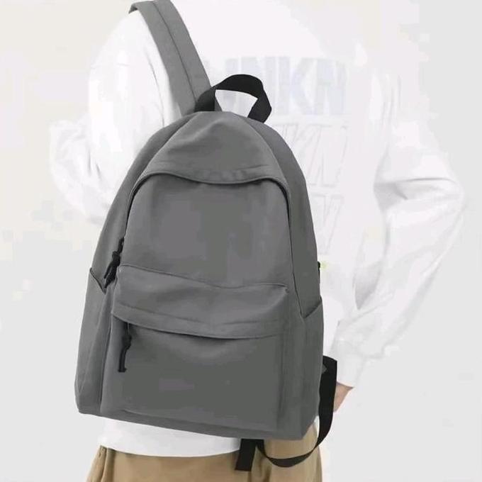 Tas Sekolah Anak Laki Laki dan Perempuan Pria Remaja SD SMP   hitam terbaru Wanita POLOS