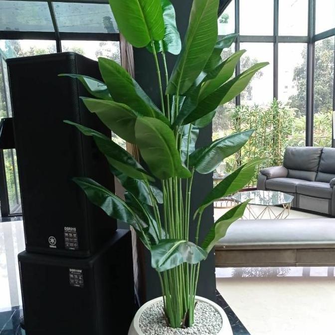 Terlaris Pohon Monstera Jumbo/Bunga Artificial/Bunga Plastik/Bunga Hias/Pohon Pisangplastik/Pohon Pa
