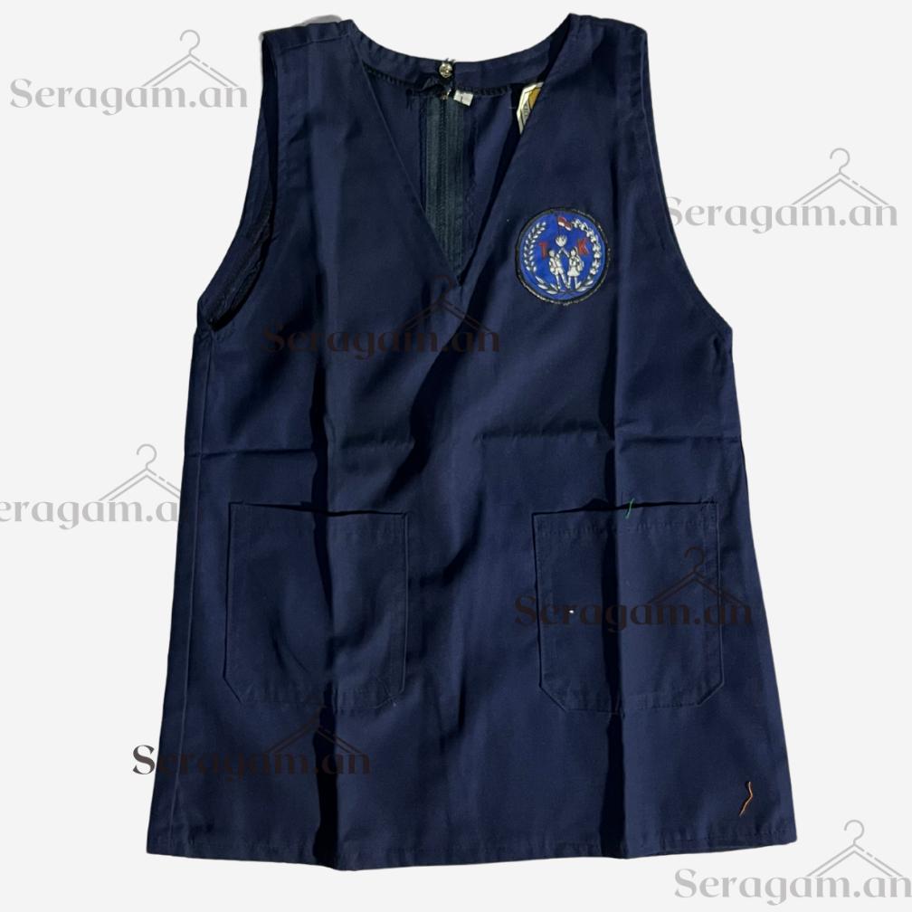 Promo [Set Termurah Seragam Tk Di Shopee] Seragam Tk Seragam Paud Nasional Biru Dongker Lengan Pende