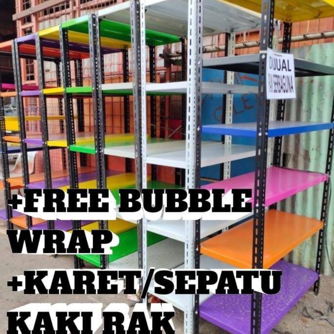 Terlaris Rak Besi Siku Lubang 5 Susun Terima Pesanan