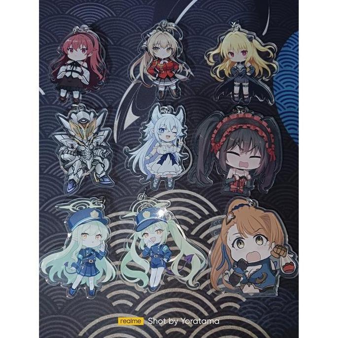 Gantungan Kunci Aemeath Wuthering Waves, Keychain Anime Lucu
