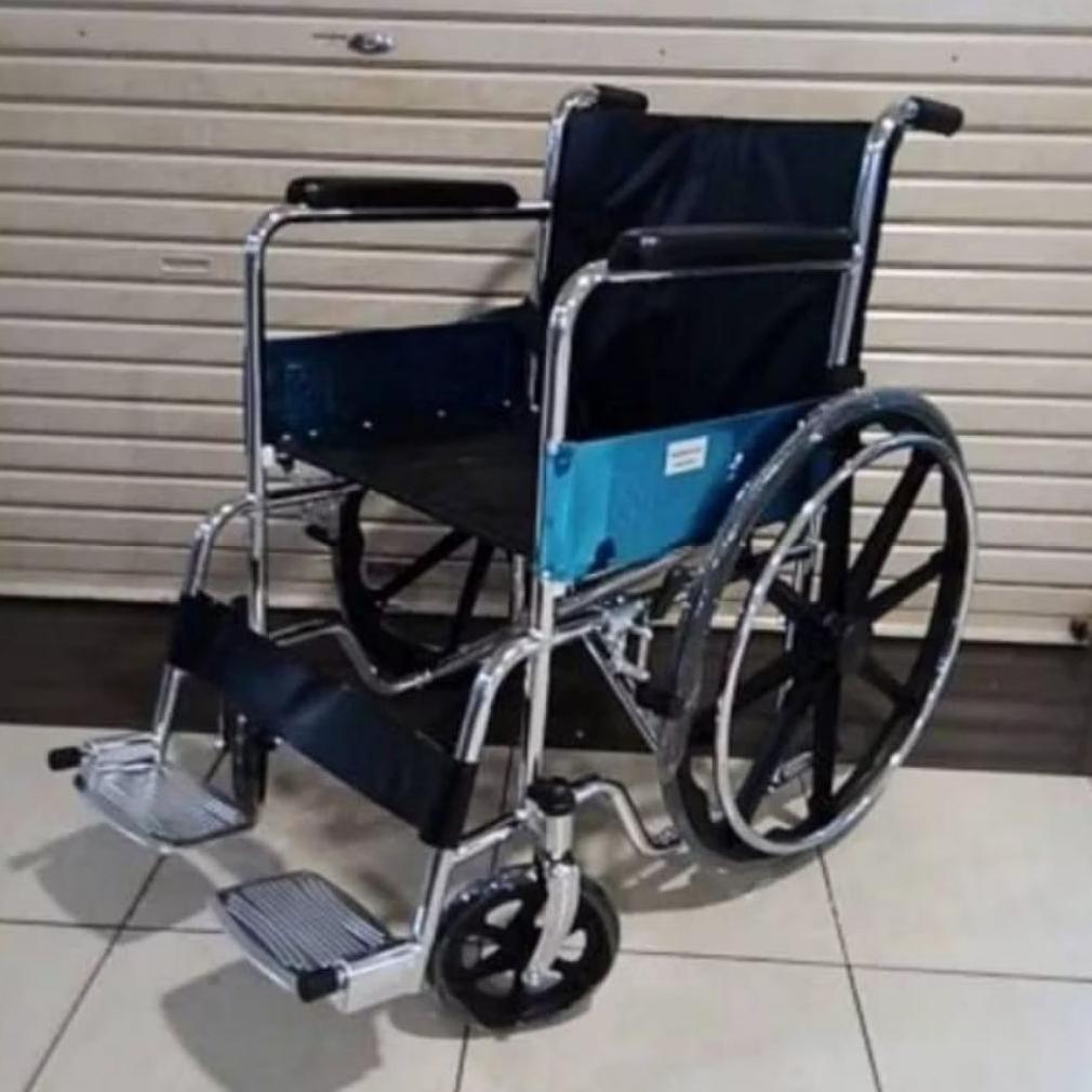 Kursi Roda Medis Terlaris Kursi Roda Standar Rumah Sakit.Bisa Di Lipat.Ban Mati.Udah Di Rakit.Beban 