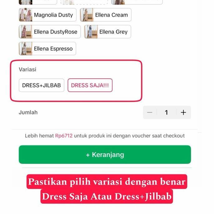 Arsy Midi Dress Set Hijab Gamis Lebaran Rayon Motif