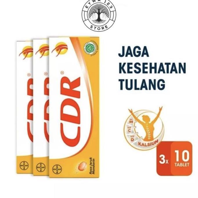 CDR Effervescent 20 - Suplemen Vitamin & Mineral untuk Kesehatan Tulang Dewasa Ibu Hamil & Menyusui 
