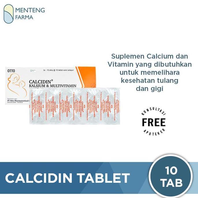 Calcidin 10 - Suplemen Kalsium Tulang dan Gigi