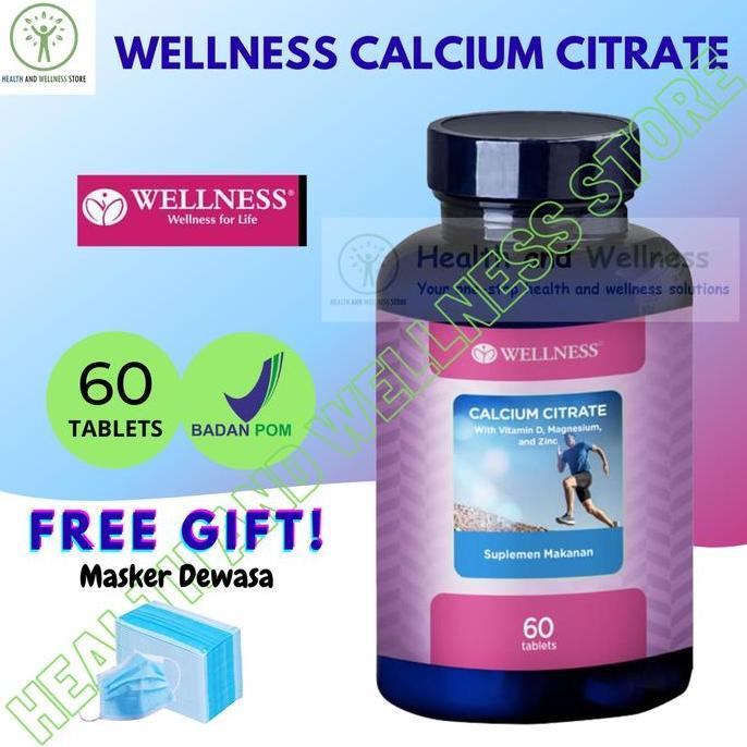 WELLNESS CALCIUM CITRATE 60