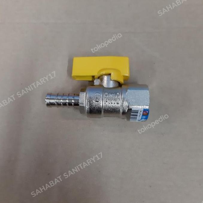 Promo Stop Kran Gas Rifeng Stainless Drat Dalam Dn 10 1/2 Inch Original