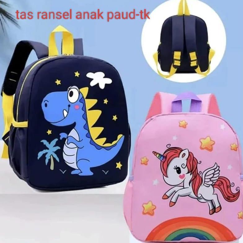 TAS RANSEL ANAK ANIMAL PAUD TK DINO