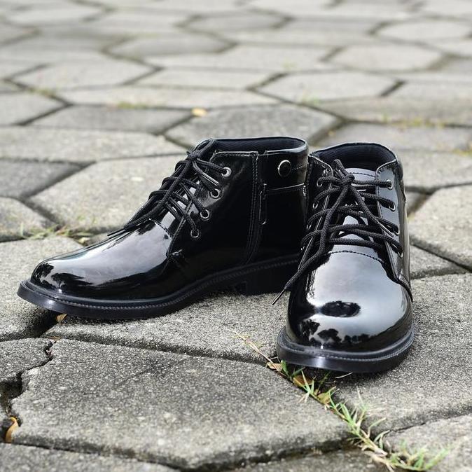 Sepatu PDH DT03 Dinas Sepatu Kerja Pria Formal Oxford Hitam Pria Glossy Pantofel Kantoran Tali Resli