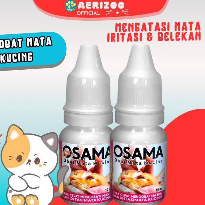 Osama Tetes Mata Kucing Kitten Adult Untuk Mata Infeksi Belekan Berselaput Allshop