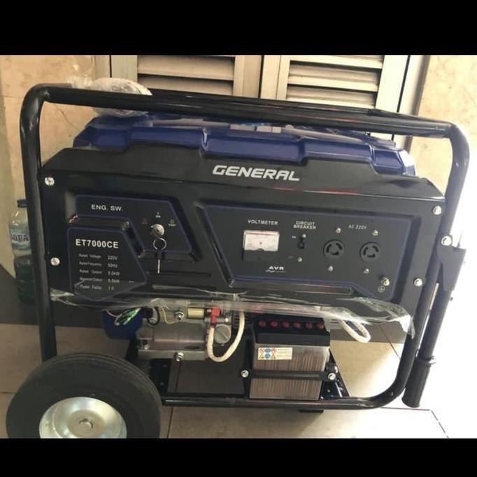 yang dicari] Generator Bensin Genset GENERAL ET 7000 CE / Genset Bensin 5000 watt