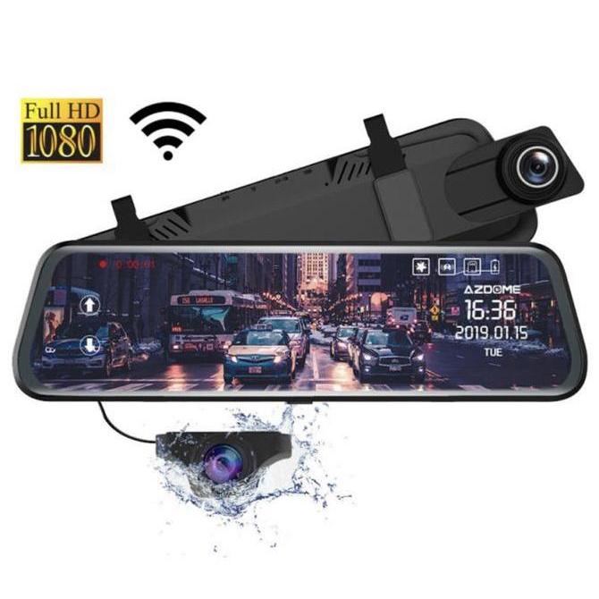AZDOME AR08 Mirror Dash Camera GPS WiFi Parking Mode ADAS DashCam terlaris