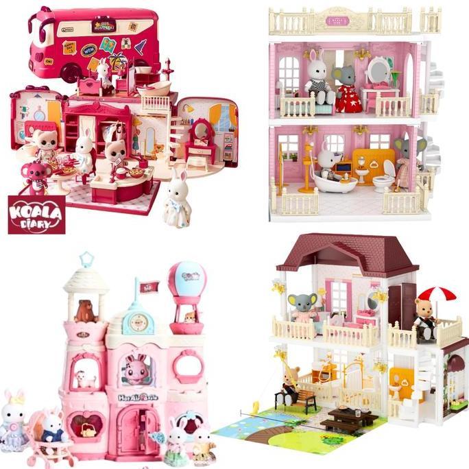 Koala Diary Doll House - Koala Town House mainan koala diary bus Mainan Rumah Rumahan anak