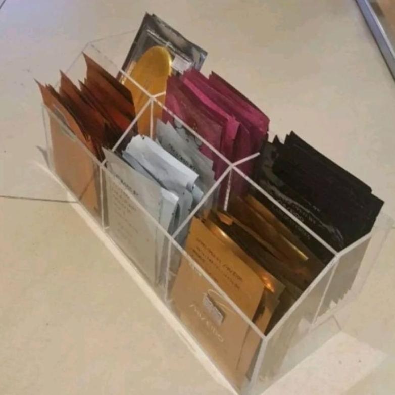 akrilik tempat masker//wadah masker kecantikan Termurah