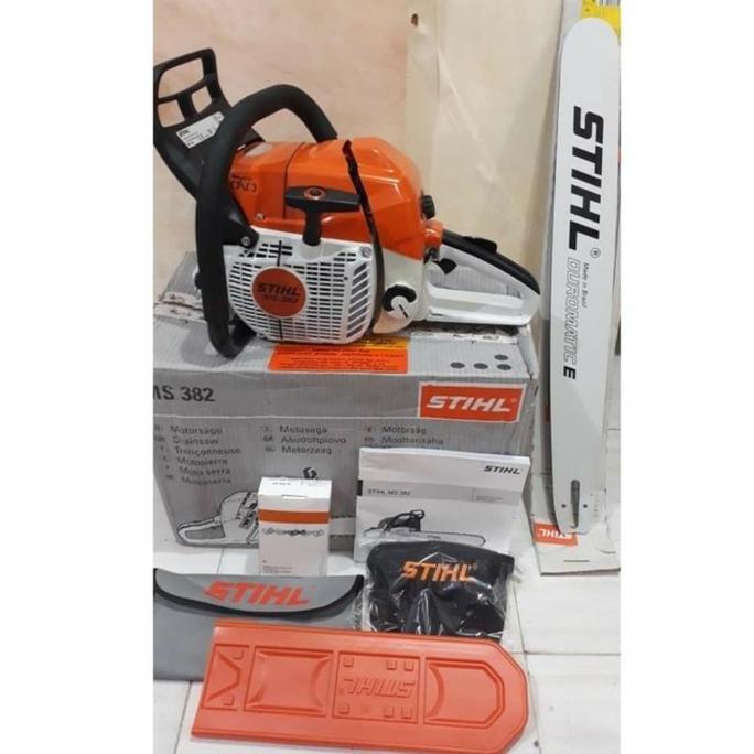 (:(:(:(] Mesin Chainsaw STIHL MS 382 / Stihl MS382 komplit bar 25 inch rantai