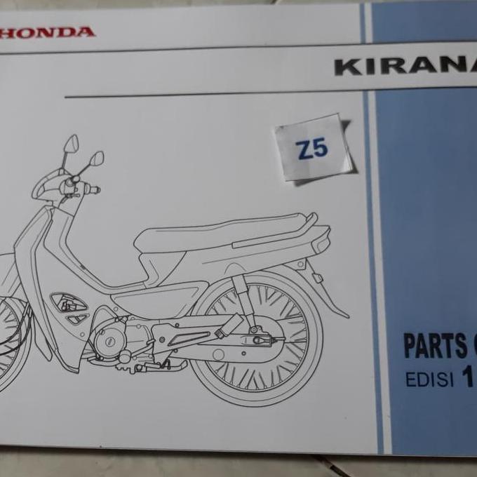 NEW Buku part Catalog Honda kirana