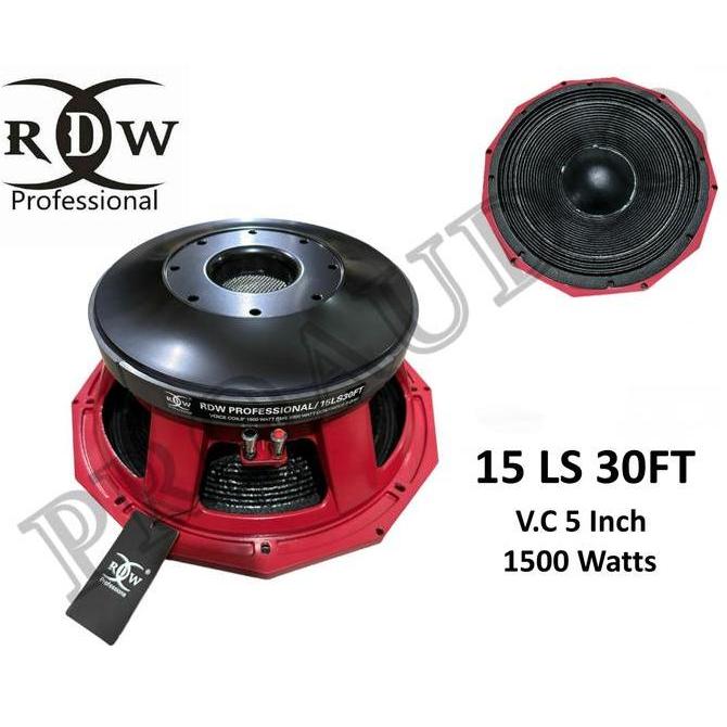 TERBARU - Speaker Subwoofer RDW 15" 15LS30FT VC 5 speaker rdw 15 inch 15 LS 30FT