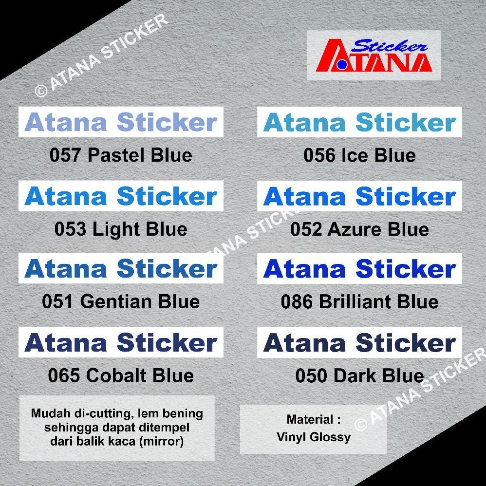 TERBARU SKOTLET BIRU MUDA TUA GLOSSY LANGIT LAUT BENHUR PASTEL LIGHT DARK AZURE ICE BLUE GLOSS KILAP
