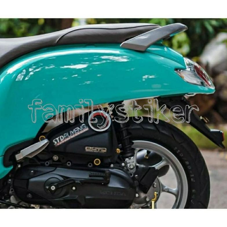 ORIGINAL SEKOTLET HIJAU TOSCA DOFF/GLOSY SKOTLET STICKER MOTOR MOBIL OTOMOTIF