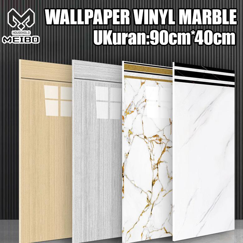 Wallpaper Dinding Marmer VINYL40 X 90cm Lantai Vinyl Marbel Granit / Wallpaper Dinding VINYL Marble 