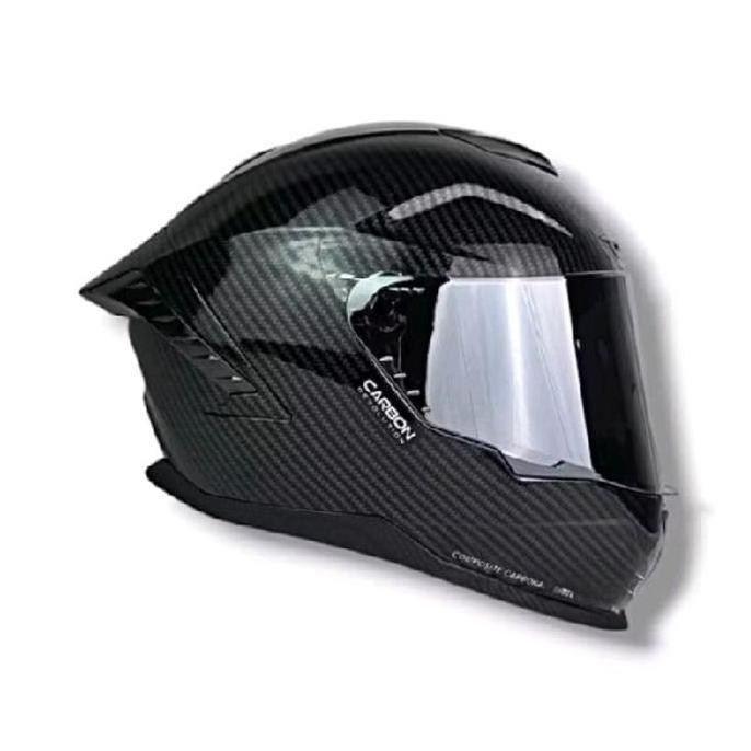 HELM FULL FACE VRC CARBON  MOTIF CARBON ORIGINAL PAKET GANTENG | HELM VRC CARBON FULL FACE PAKET GAN