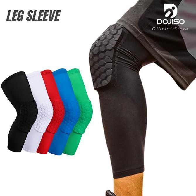 Leg Sleeve Basket 01 Bantalan Pelindung Lutut Olahraga Deker Basket