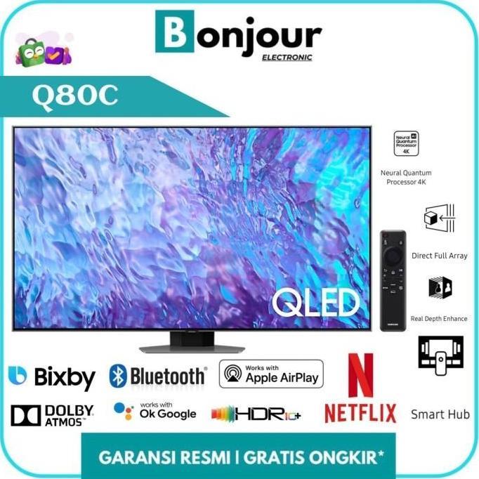 TV SAMSUNG QLED 50 Inch Q80 50" QLED 4K Samsung 50Q80C QA50Q80C