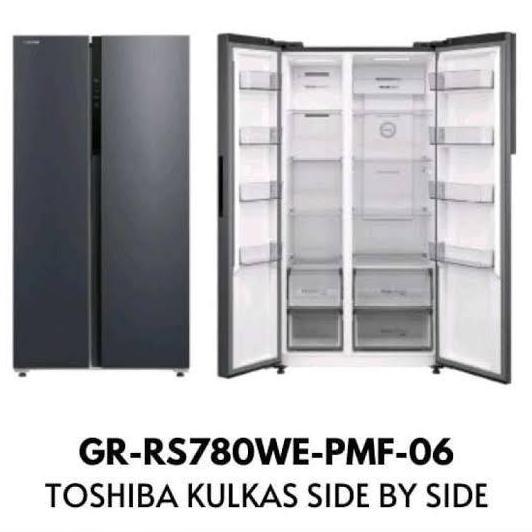 Kulkas SIDE BY SIDE Toshiba GR-RS780WE-PMF