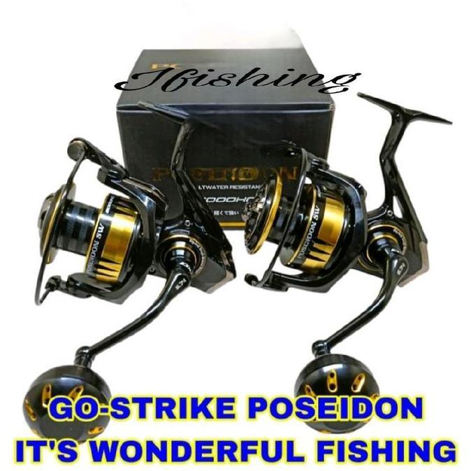 Reel Versus Go strike Poseidon 4000,6000,8000 PG/ HG Aluminium Body, Power handle pancing