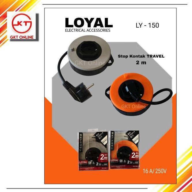 Loyal Ly150 Kabel Roll Travel 2 Meter Kabel Roll Mini Kabel Rol Kecil