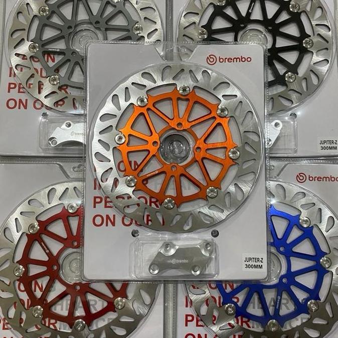 usepstor Piringan Cakram Disc Brembo model KTC Racing CNC Floting Stanless Jupiter Z KEMBANG 300mm D