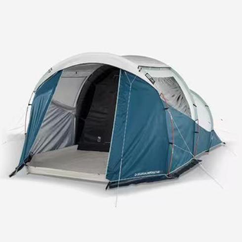 VIRALL TENDA CAMPING TEKNOLOGI ANTI PANAS ARPENAZ 4.1 FRESH AND BLACK QUECHUA //
